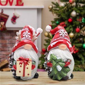 Christmas Resin Gnomes Handmade Christmas Resin Gnomes Holiday Present